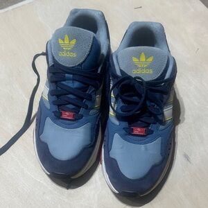 Adidas Retropy F90 J Shoes Sz 10 HQ2001 Originals GS Shadow Navy